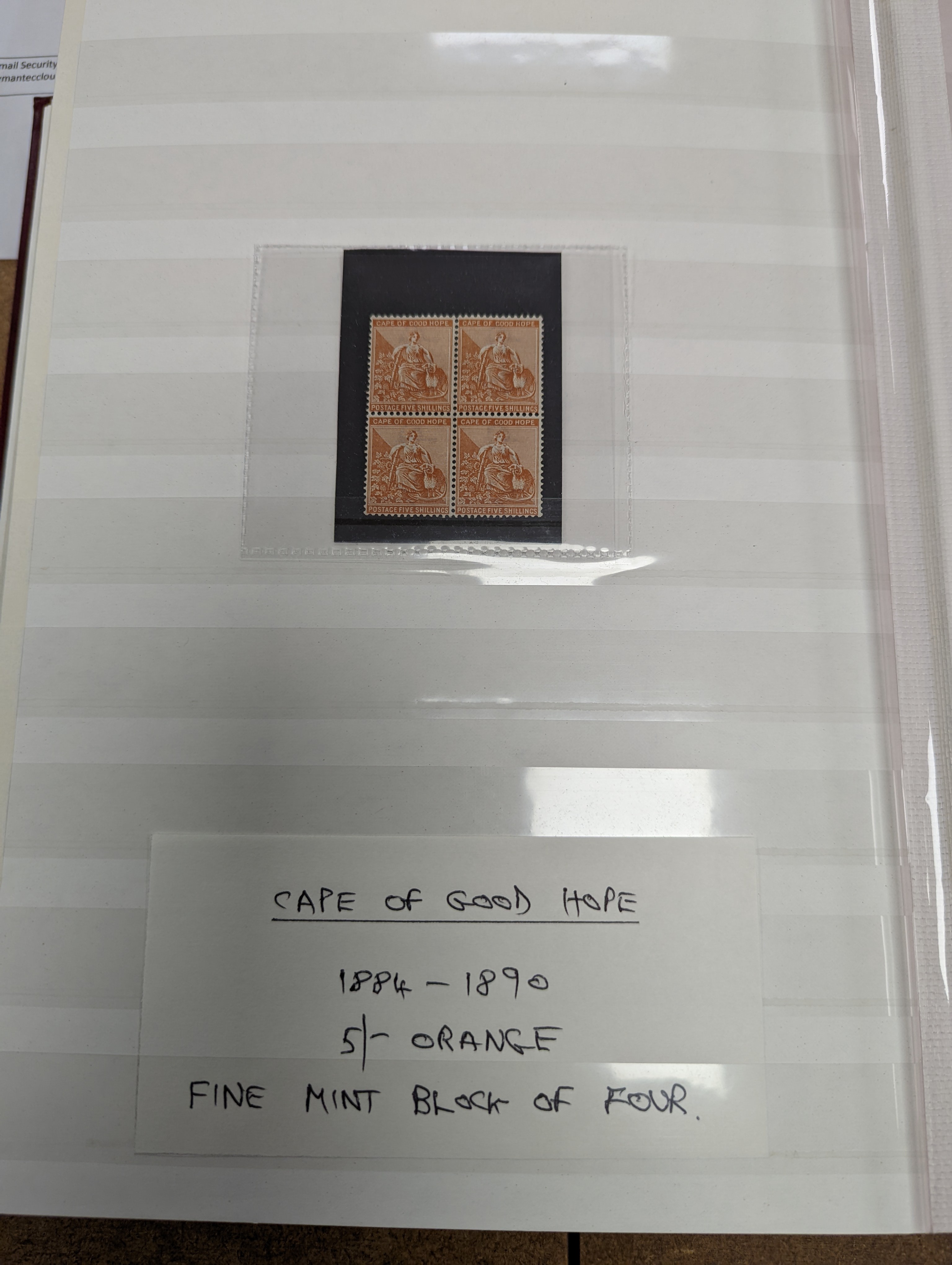 Cape of Good Hope - fine collection in 2 albums and stock book from 1853 1d used pair, 4d block of three used (and certificate), 1859 1sh dark green mint pair, 1861 1d woodblock used (sg 13a), 1863-64 1d, 4d and 6d mint